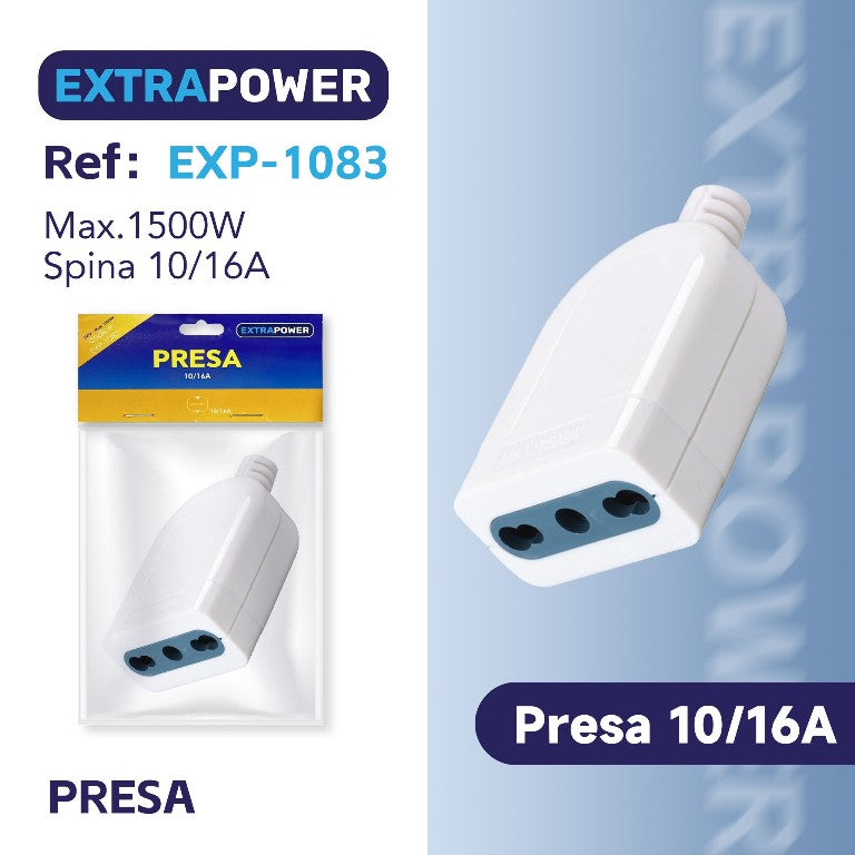 PRESA BIVALENTE 10/16A EXTRAPOWER HD Group
