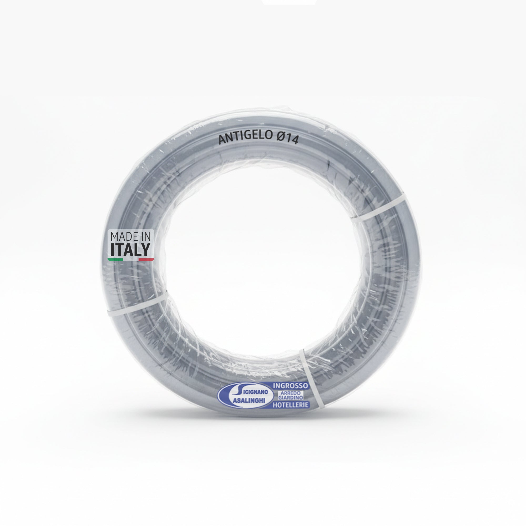 Tubo irrigazione antigelo PVC cristallo 14x19 mm trasparente Made in Italy – rotolo 15 m o 25 m Casalinghi Sicignano