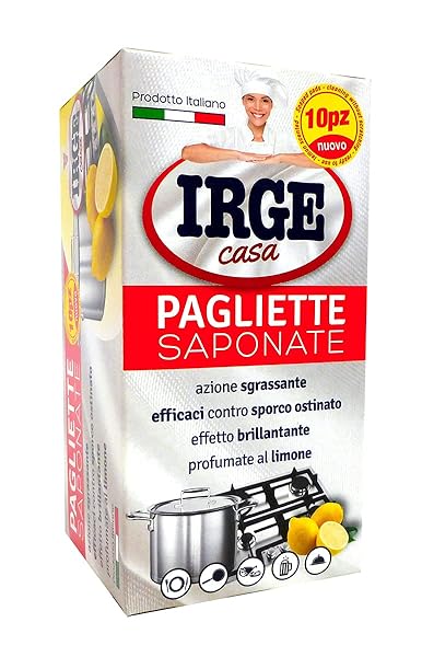 Irge Lana Acciaio Saponata 10 Pz 150gr, Multicolor Irge