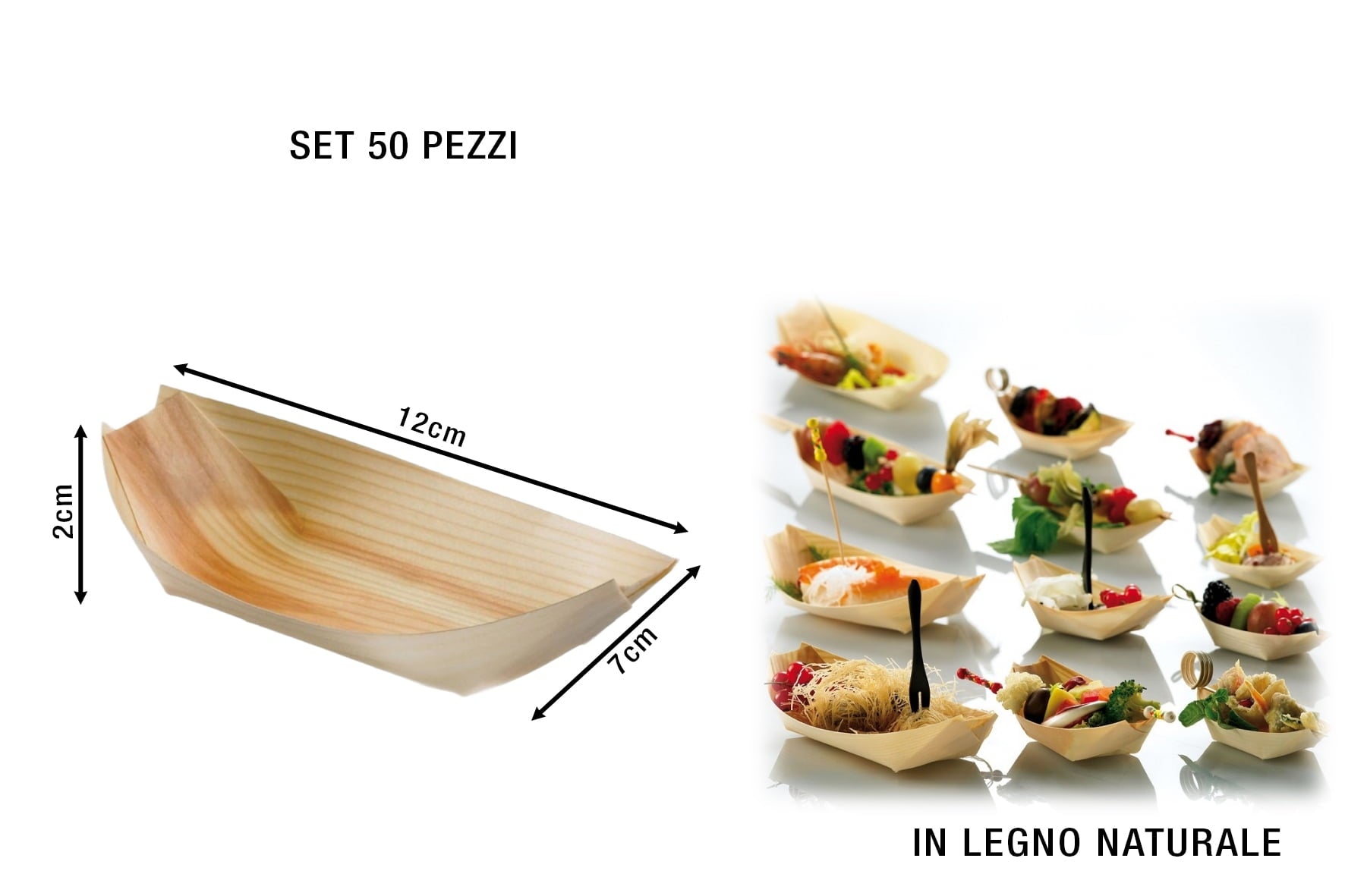 Leone Piroghe In Legno Naturale Monouso: Eleganza E Sostenibilità Per Il Tuo Servizio Leone