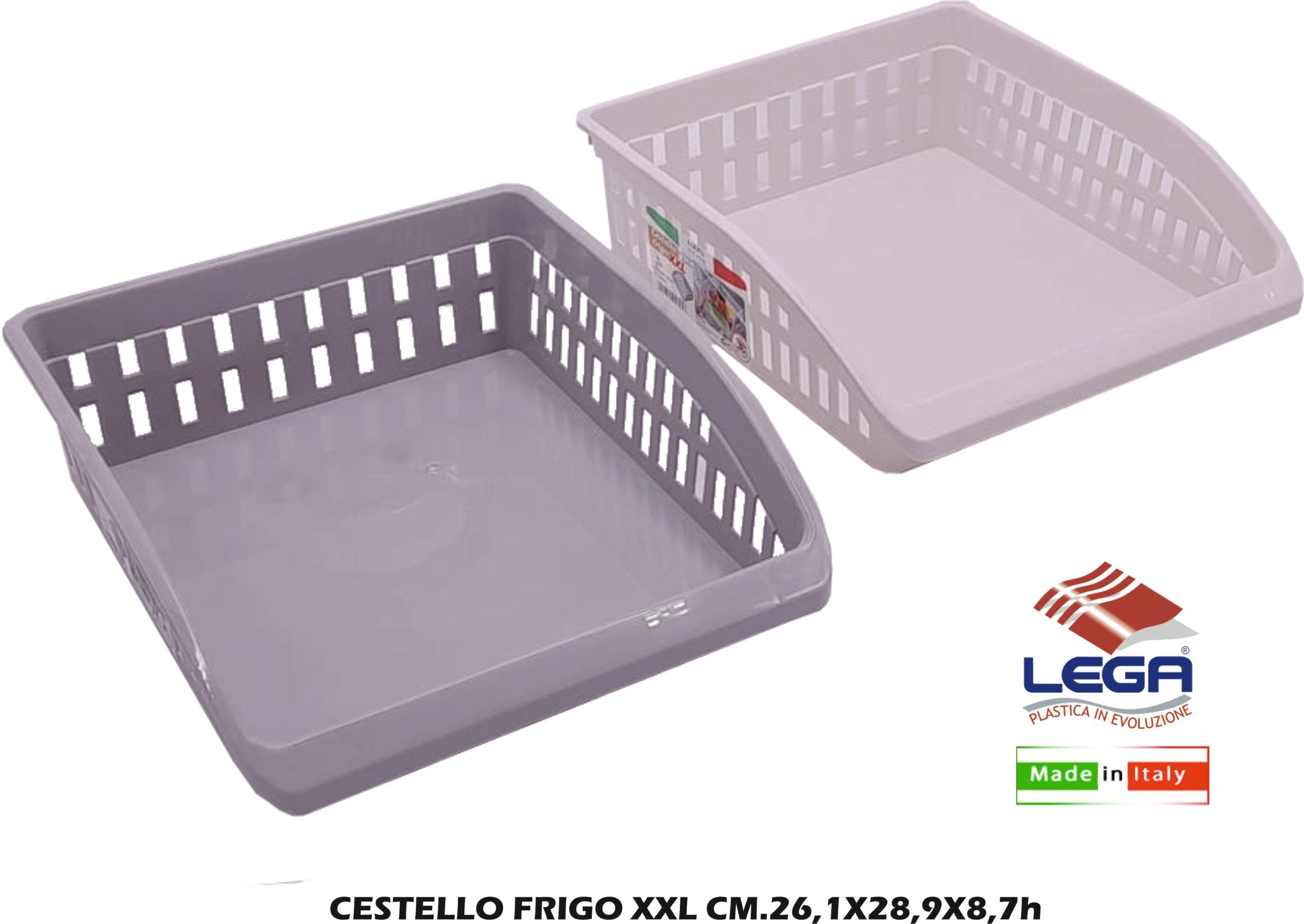 LE.GA Le.Ga Cestello Frigo Con Manico | Organizzazione E Trasporto Alimenti LE.GA