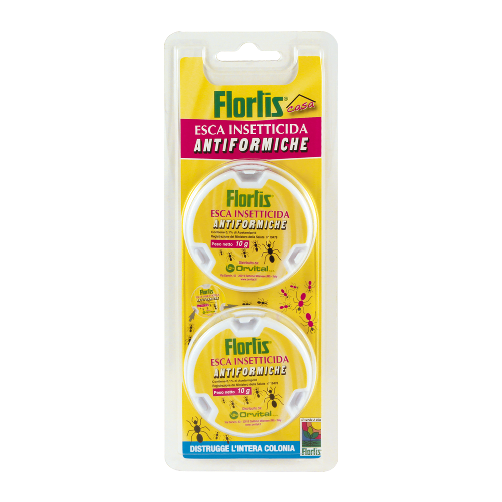 Flortis Esca Antiformiche Gel - Set 2 Pezzi Flortis