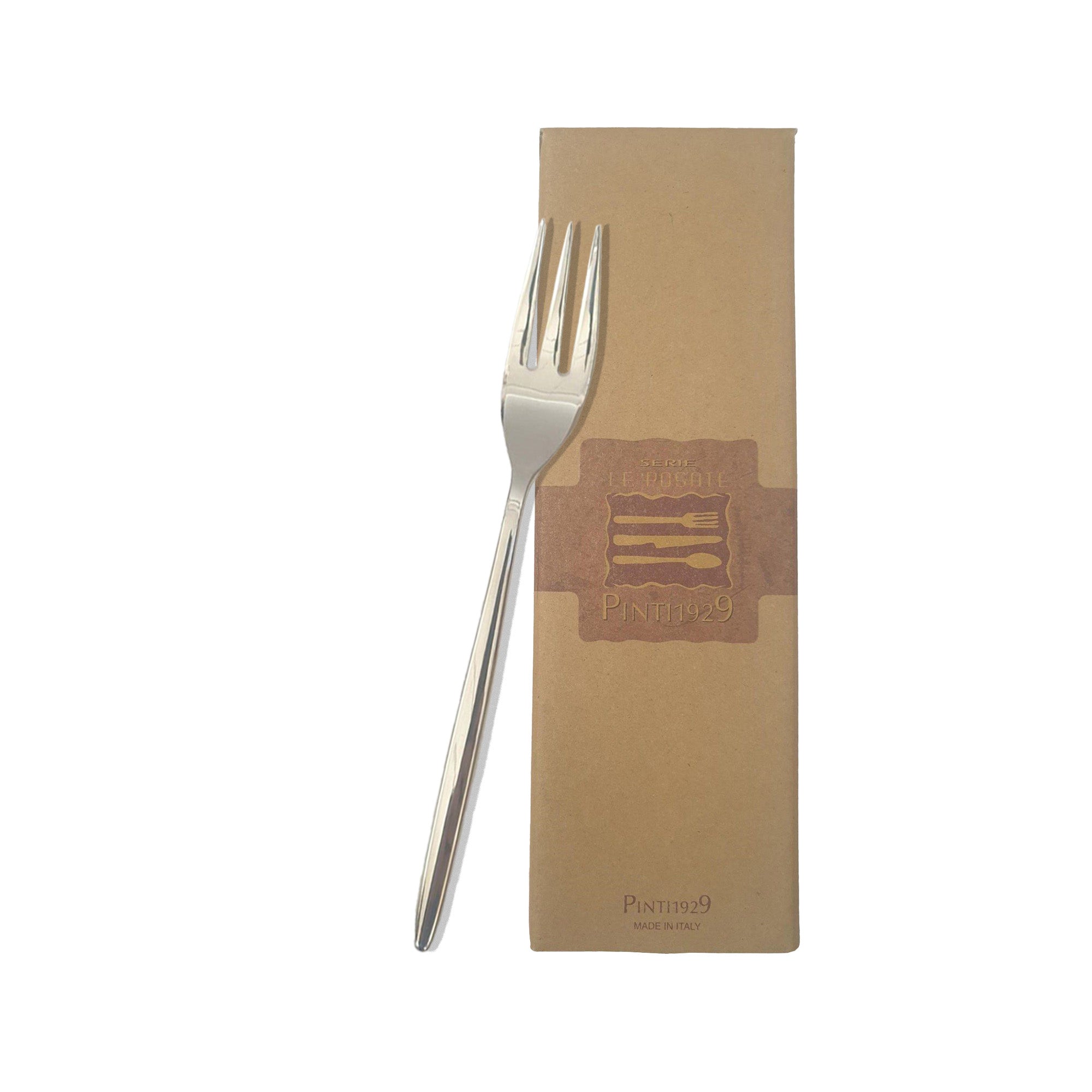 Pintinox Forchetta Per Dolci A 3 Spine Olivia In Acciaio Inox - Design Elegante, Per Bar Ristorante, Casa Pintinox