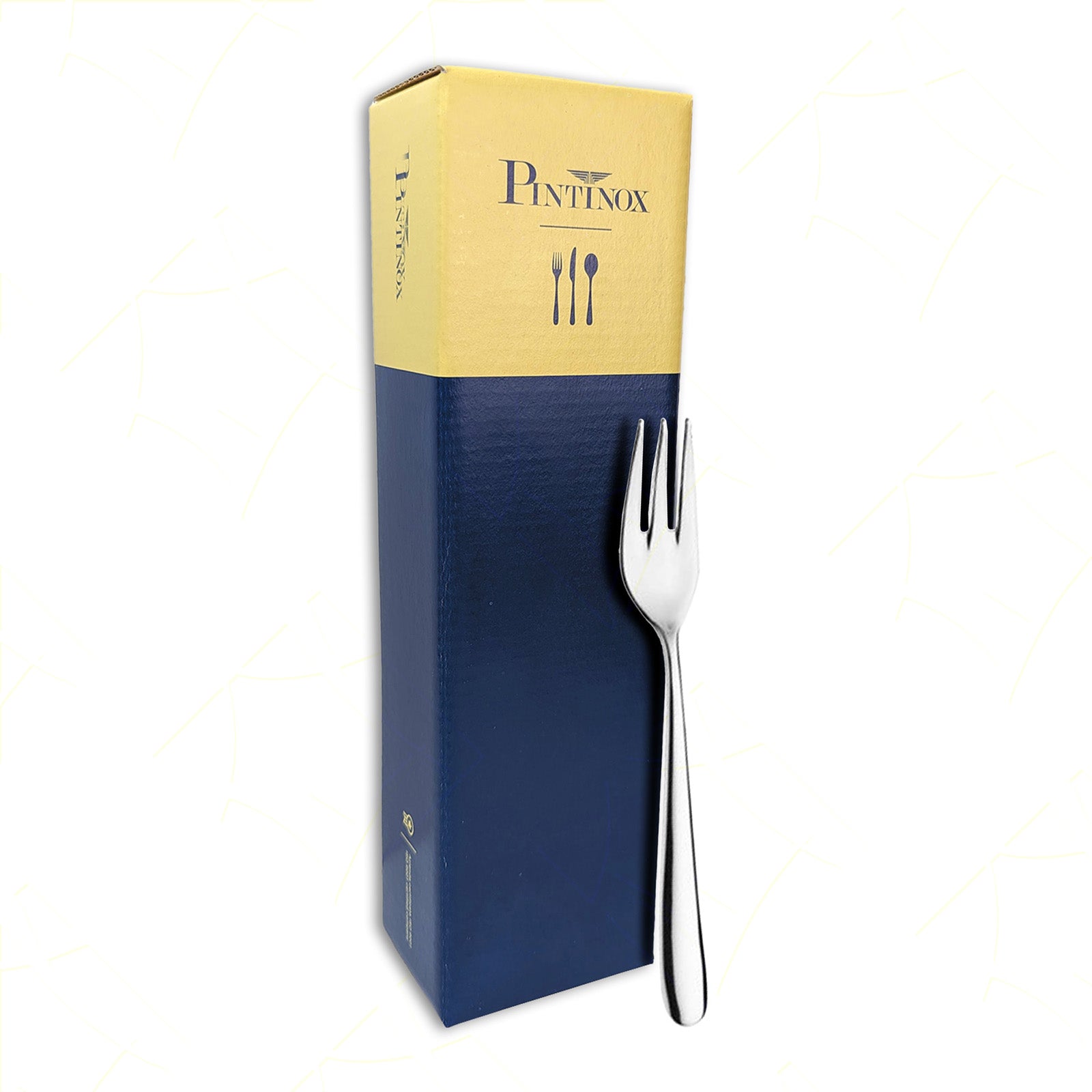 Pintinox Forchettina A 3 Spine Per Dolce Maitre In Acciaio Inox - Per Dolce, Dessert, Ristorazione, Bar, Casa Pintinox