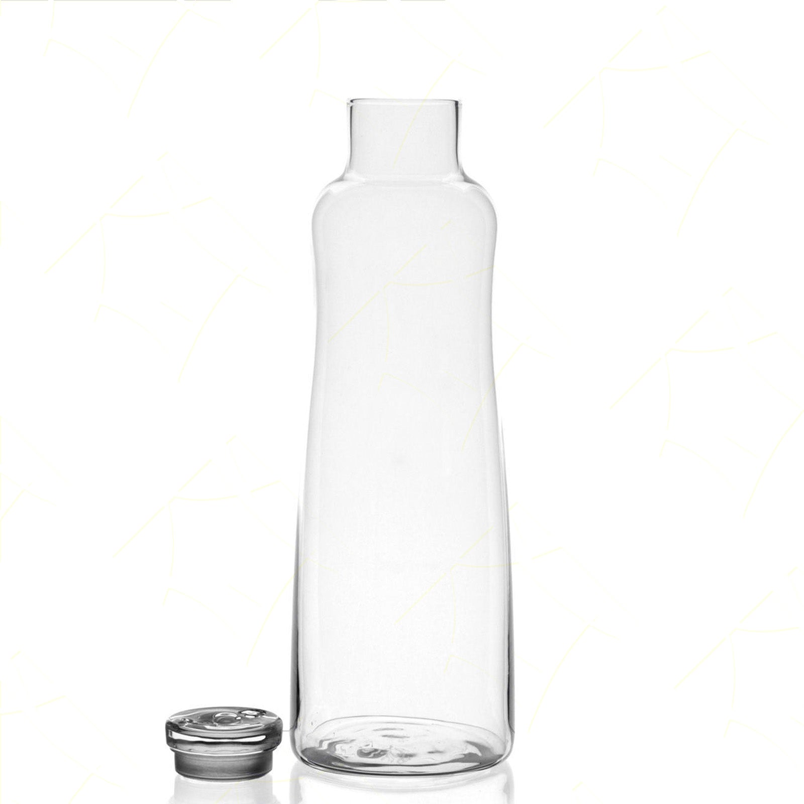 RCR Cristallerie Rcr Bottiglia In Vetro Da 1.09 Litri Con Tappo Eco Water - Ergonomica, Elegante, Brillante, Per Ristorante, Bar, Casa RCR Cristallerie