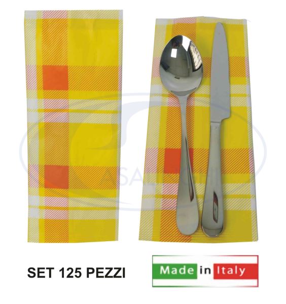 Buste Portaposate Carta Gial/Ros. Conf. 125 Pz. R.C. Table Top