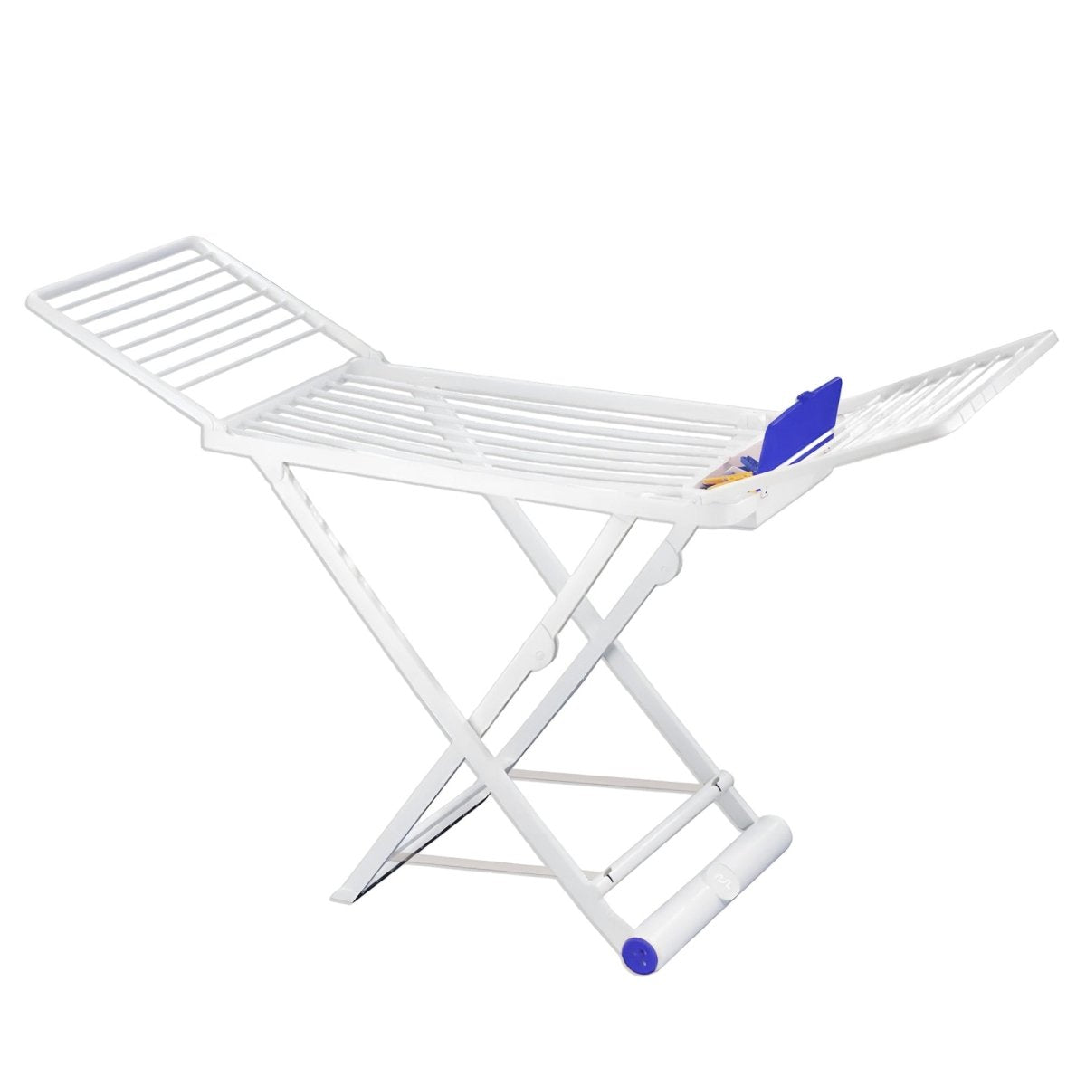 Ramacciotti Plast Stendibiancheria Nanni 20 Metri con Portamollette e Ruote – Struttura Pieghevole Salvaspazio, Solida e Resistente, Dimensioni 115x175x55 cm Stendibiancheria Ramacciotti Plast
