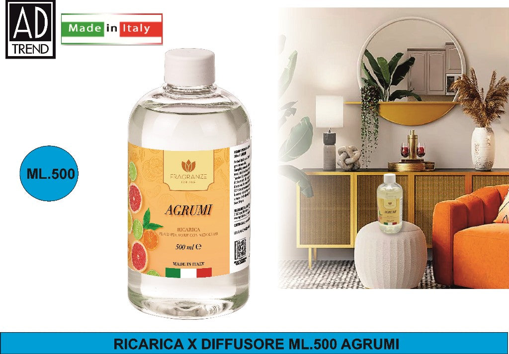 Ricarica X Diffusore Ml.500 Agrumi Star