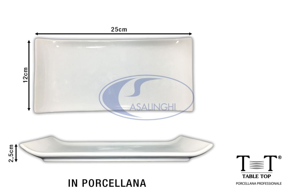 Table Top: Vassoi Rettangolari In Porcellana – Eleganza E Versatilità Per Ogni Servizio Table Top