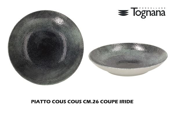 Tognana Porcellane Piatto Cous Cous Cm.26 Coupe Iride Tognana Porcellane
