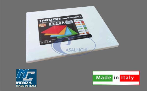 Mcm Tagliere C.Fermi Pe 50X30X2 Bianco 5672 MC Ristorazione