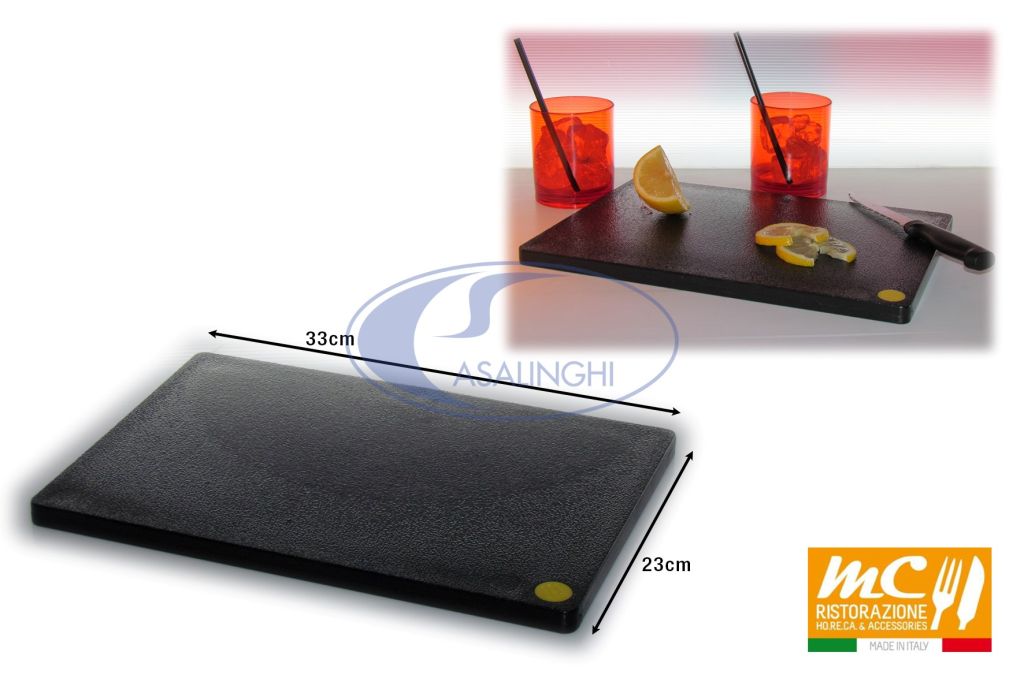Mc Di Montagner Tagliere Bar Nero Cm.33X23 5726 MC Ristorazione