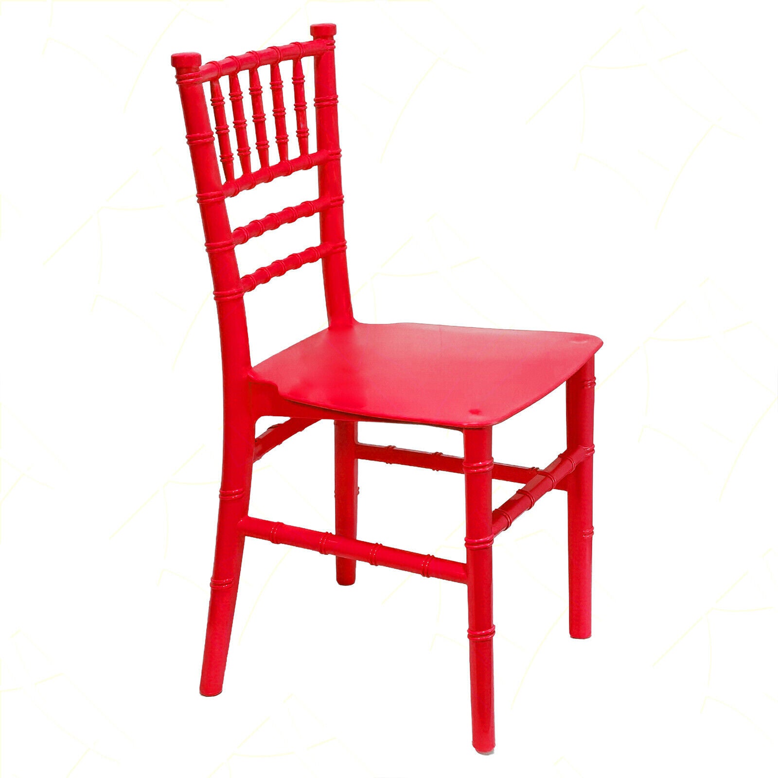 Due Esse Sediolina Baby Tiffany in Plastica per Bambini – Ergonomica, Robusta e Facile da Pulire, 31 x 28 x 62 h cm 1 Sedia Rosso Due Esse