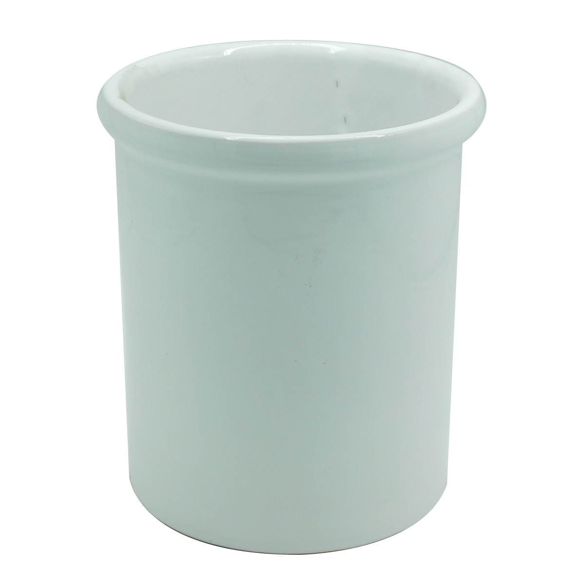 Benegiamo Vaso in Terracotta per Salamoia | Alici, Olive, Acciughe – Tradizionale, Artigianale, Made in Italy Bianco Benegiamo