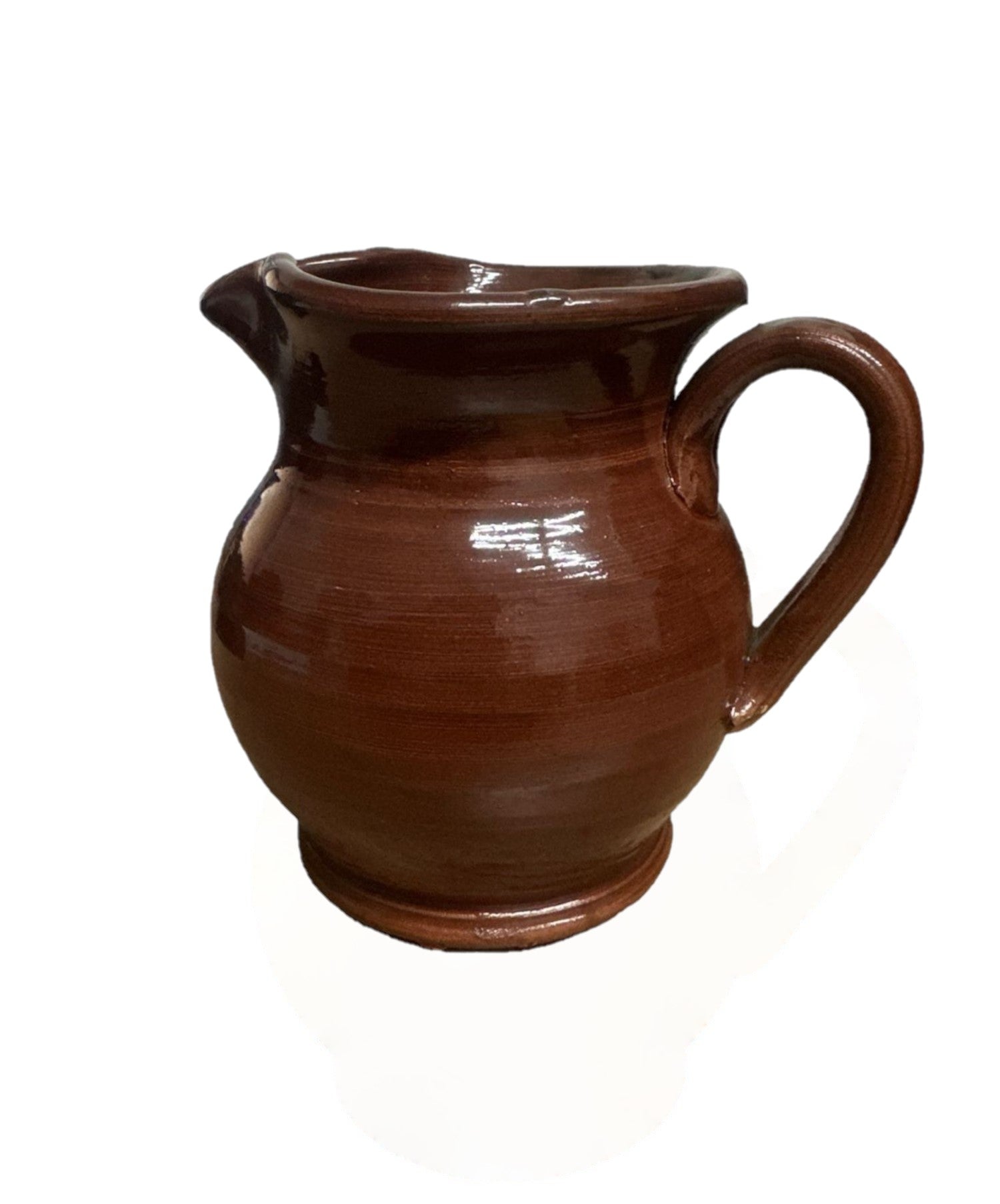 Brocca in Terracotta Artigianale da Tavola Casalinghi Sicignano | Caraffa Rustica per Acqua e Vino | Misure Variabili da 600cc a 1,3 Litri | Argilla Naturale Tradizionale Italiana 600 Cc Casalinghi Sicignano