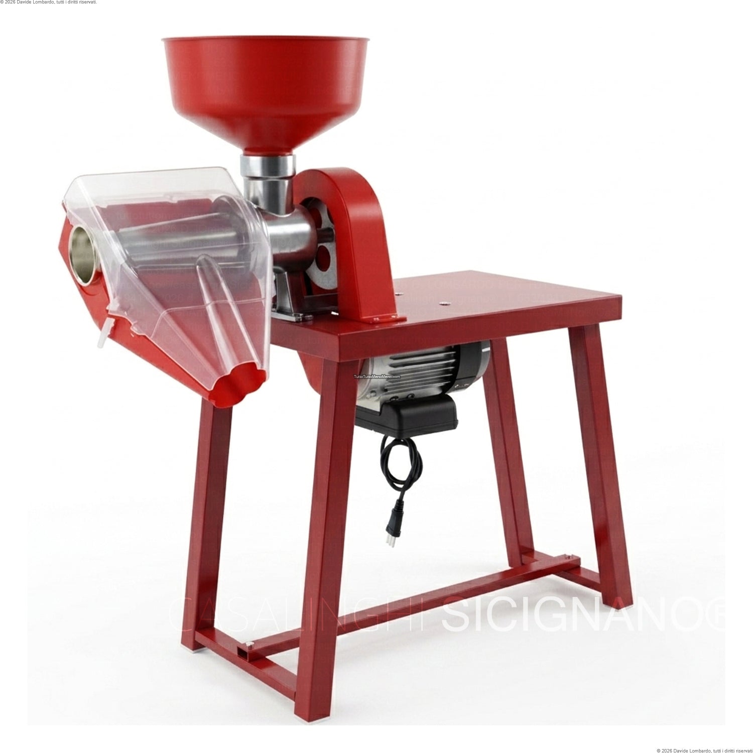 Spremipomodoro Elettrico con Banchetto Palumbo TS Plast – Modello Professionale 250 kg/h Gruppo Palumbo